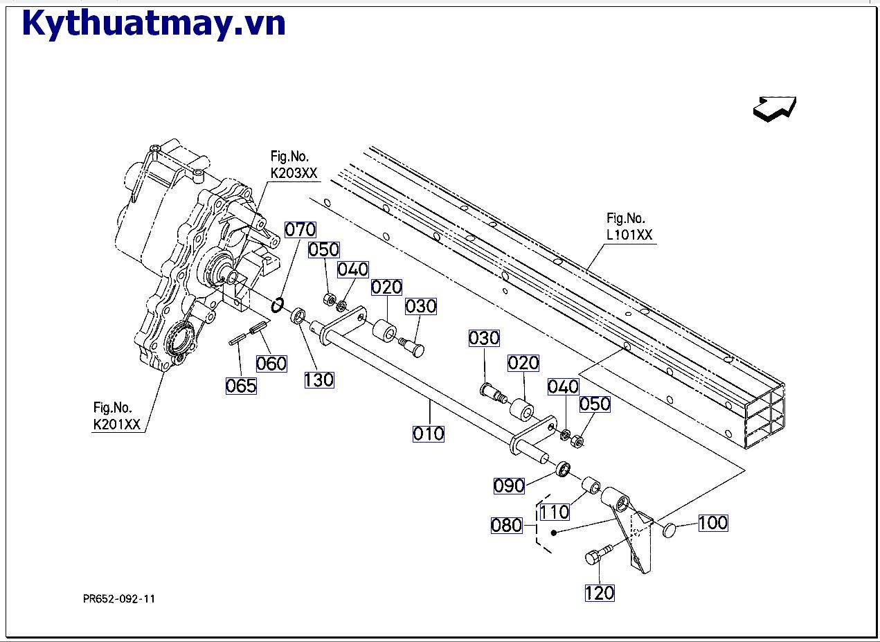 trục cam băng truyền đứng